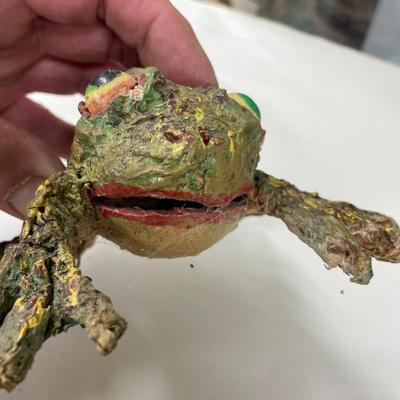 Folk Art Frog Gourd Art