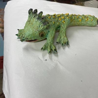 Folk Art Lizard Gourd Art