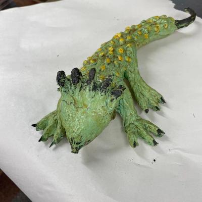 Folk Art Lizard Gourd Art