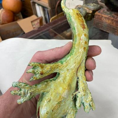 Folk Art Lizard Gourd Art