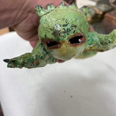 Folk Art Lizard Gourd Art