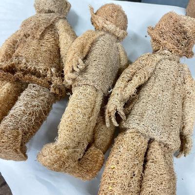 Folk Art Loofah People