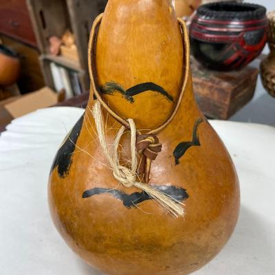 Folk Art Bird House Signed Esther 2008