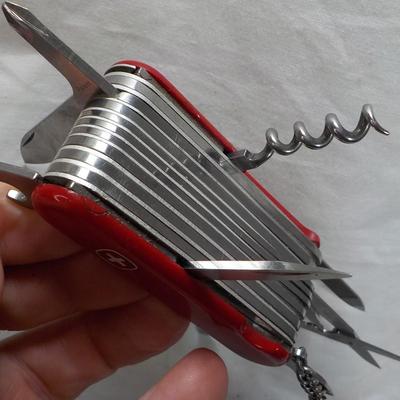Swiss Army super 16 blades for survivle .pocket knife   est. $ 20 to $100.