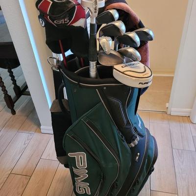 Ladies Left Handed Ping Complete set clubs