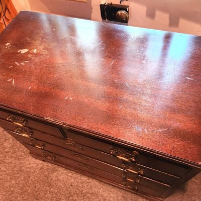 Lot #229  Contemporary 5 drawer chest