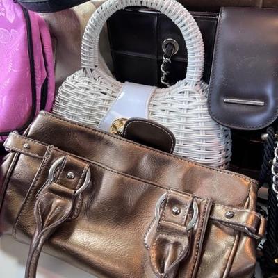 Vintage purses and cosmetic bags