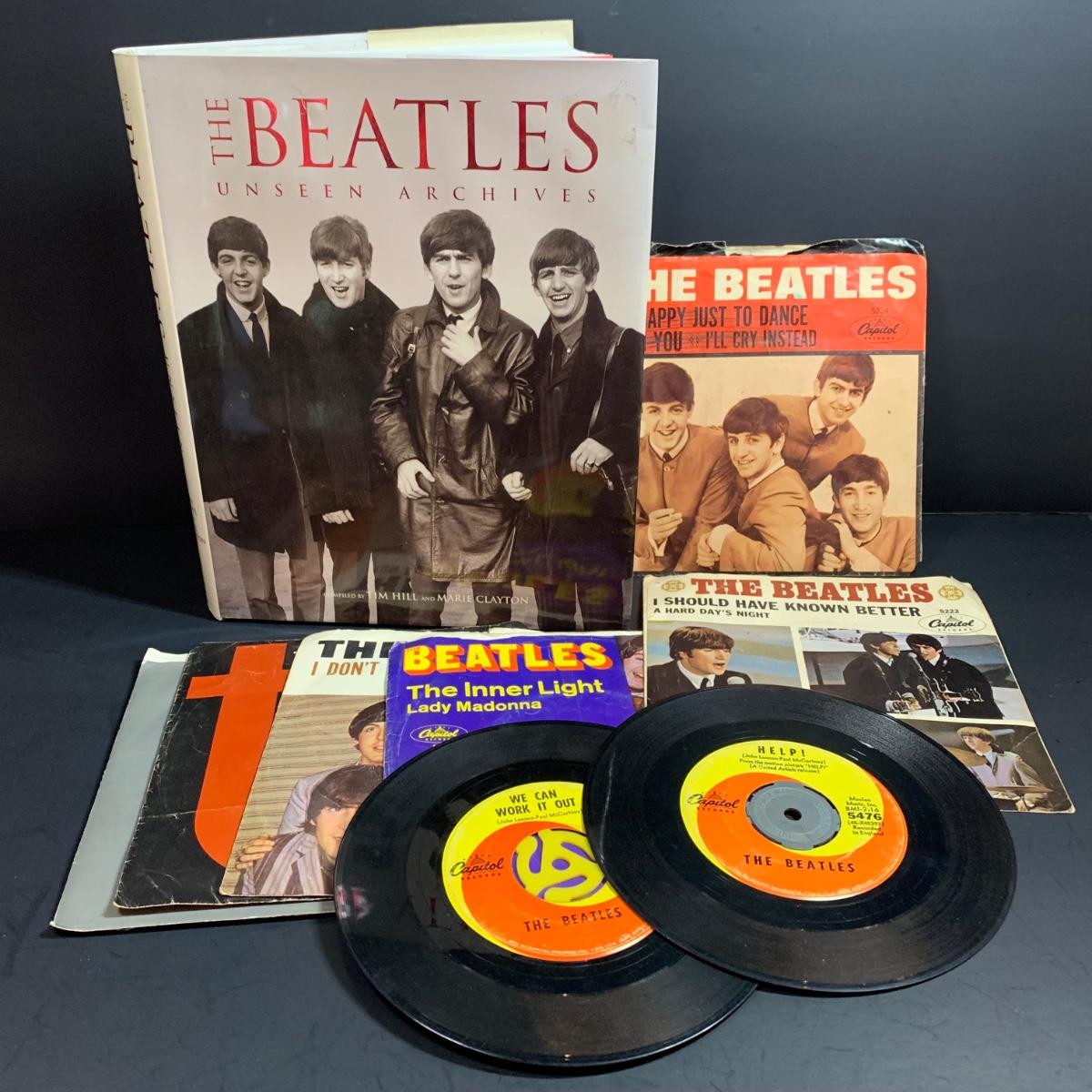 LOT 199R: Vintage Beatles 45s & The Beatles Unseen Archive Book ...