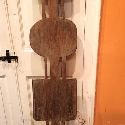 Lot #236   A Highlight of the Collection - Bobo Fing Mask - 61" tall.