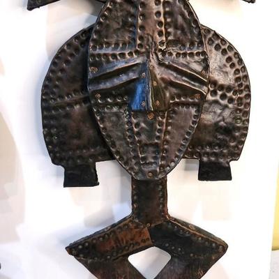 Lot #239  Pair of Bakota (African) Reliquary Figures - Native to the Congo