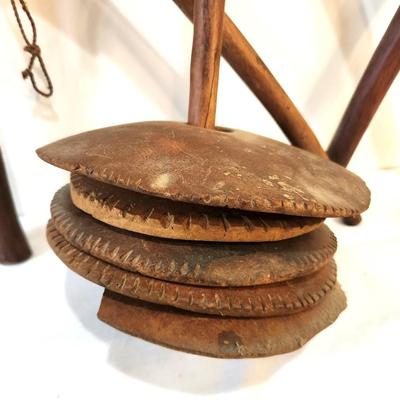 Lot #240  Bambara Dance Rattle and 2 extra frames