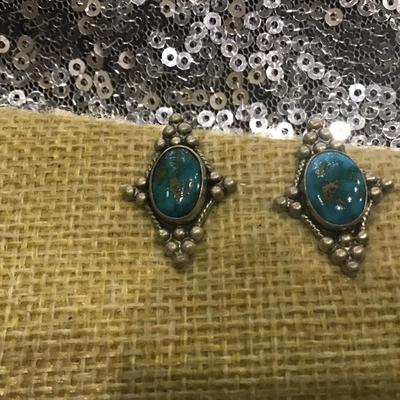 Vintage Stone Earrings