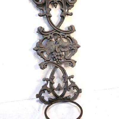Lot #242  Single Vintage Cast Iron Pot Holder