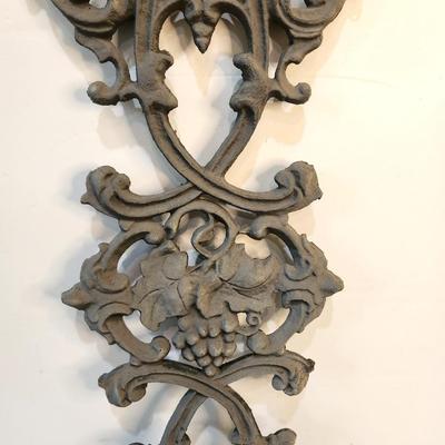 Lot #242  Single Vintage Cast Iron Pot Holder