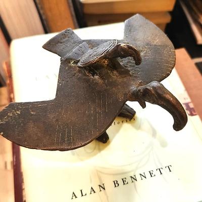 Lot #245  Senufu Tribe - Bronze Calao Bird Figure