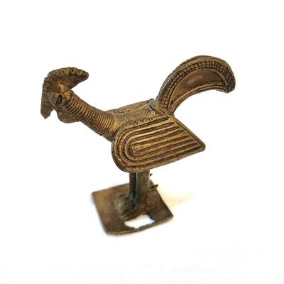 Lot #249  Ashanti Miniature Brass Rooster