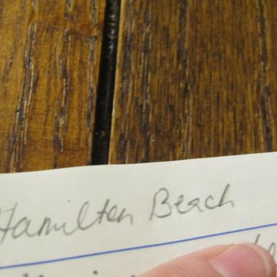 Vintage Hamilton Beach Custard Colored Uranium Glass Bowl- Approx 9