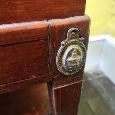 Lot #254  Antique Sideboard - 2 drawers