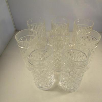 Ralph Lauren Tall Drinking Glasses- 8 Pieces