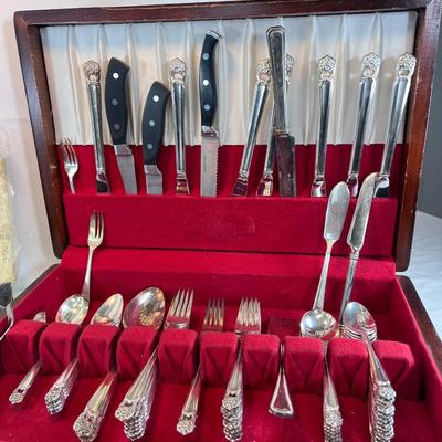Rogers silver plate, stainless Silverware, other utensils