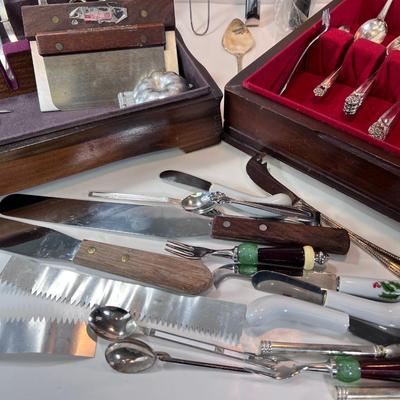 Rogers silver plate, stainless Silverware, other utensils