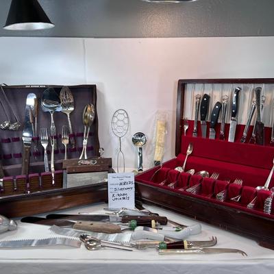 Rogers silver plate, stainless Silverware, other utensils