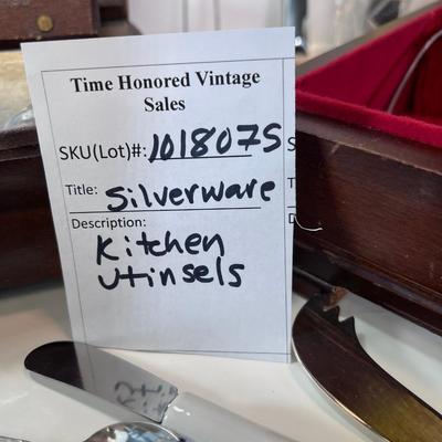 Rogers silver plate, stainless Silverware, other utensils