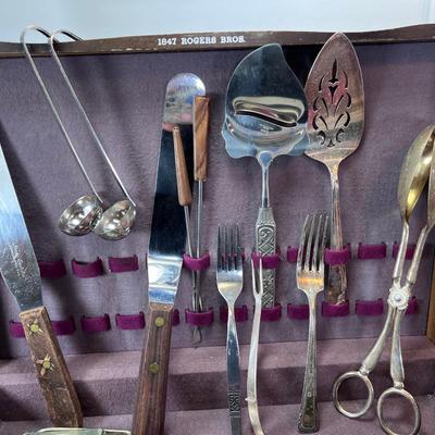 Rogers silver plate, stainless Silverware, other utensils