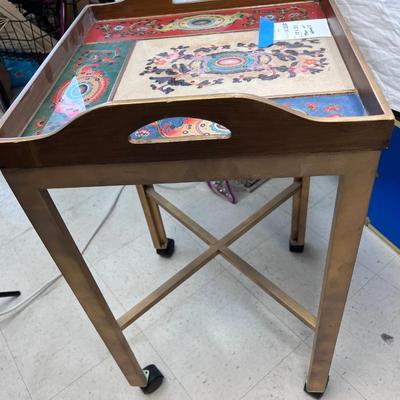 Robert Weiss Made in Peru Removable Tray, Coasters on stand