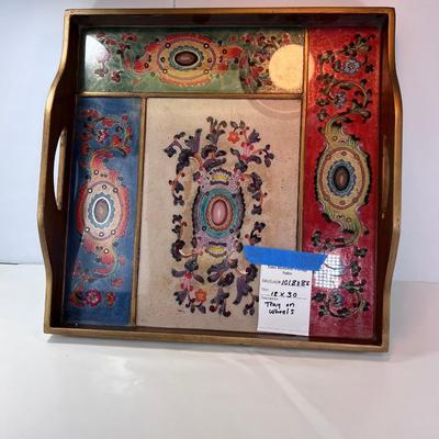 Robert Weiss Made in Peru Removable Tray, Coasters on stand