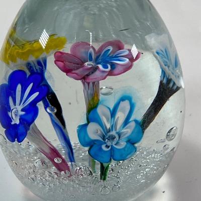 Six Murano glass Paperweights