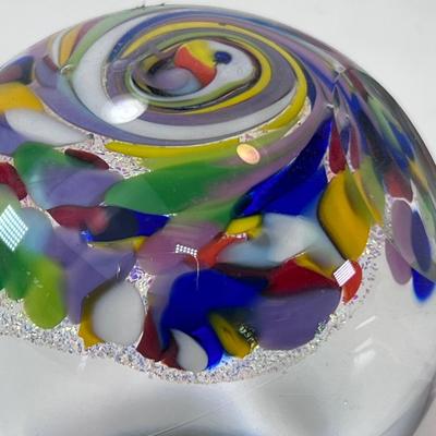 Six Murano glass Paperweights