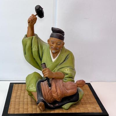 Three Hakata figurines Japan