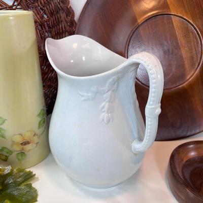 CG 24k gold rim Tea Set, pitchers