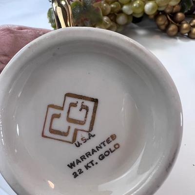 CG 24k gold rim Tea Set, pitchers