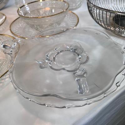 Glass and silver plated collectibles