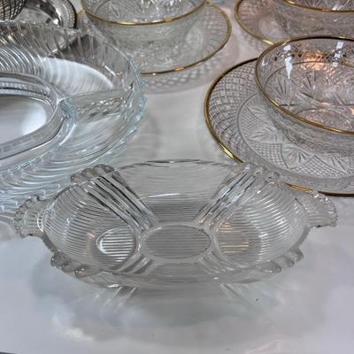 Glass and silver plated collectibles