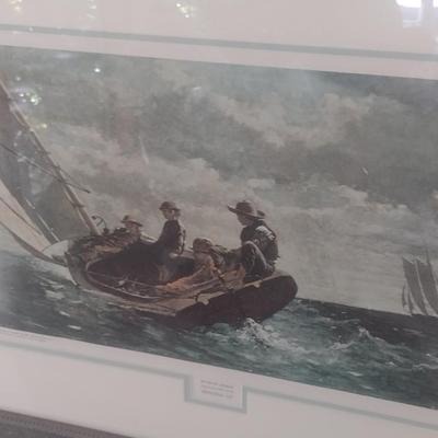 Framed Art Print ' A Fair Wind' by Winslow Homer
