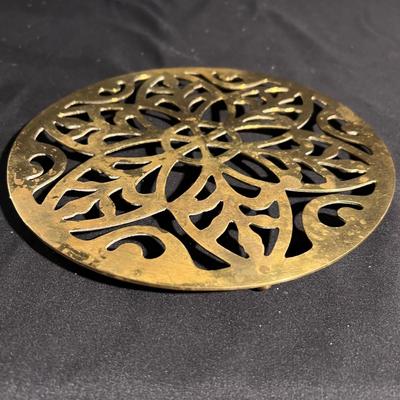 Brass Trivet, Candle Holders & More (K-RG)