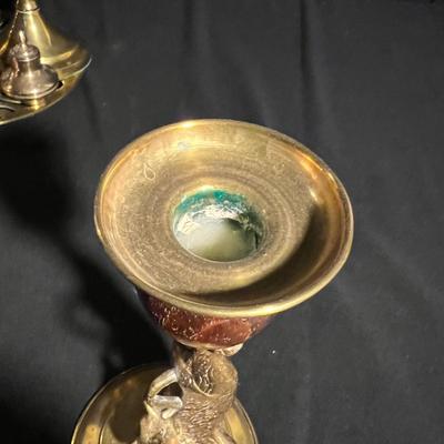 Brass Trivet, Candle Holders & More (K-RG)