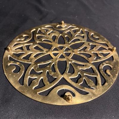 Brass Trivet, Candle Holders & More (K-RG)