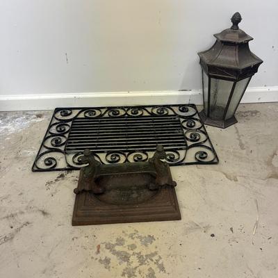 Iron Boot Scraper, Mat, & More (G-MG)