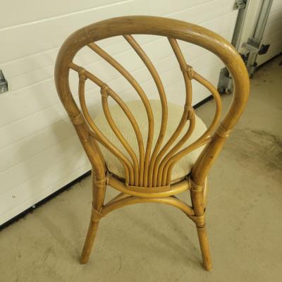 Bamboo Chair and Framed Van Gogh Prints (G-DW)