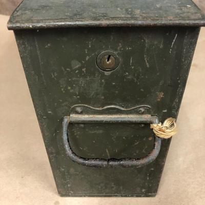 Antique bank safe deposit box New Orleans.