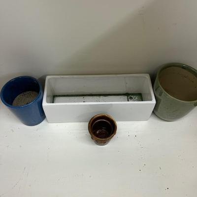 Variety of Colorful Ceramic Plant Pots (G-MG)