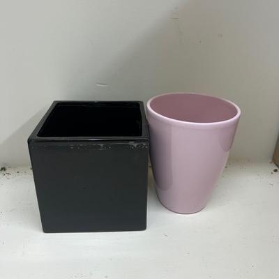 Variety of Colorful Ceramic Plant Pots (G-MG)