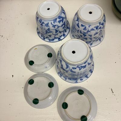 Variety of Colorful Ceramic Plant Pots (G-MG)