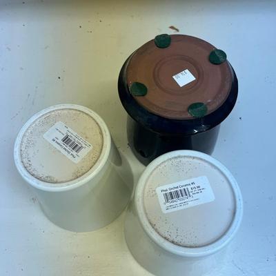 Variety of Colorful Ceramic Plant Pots (G-MG)