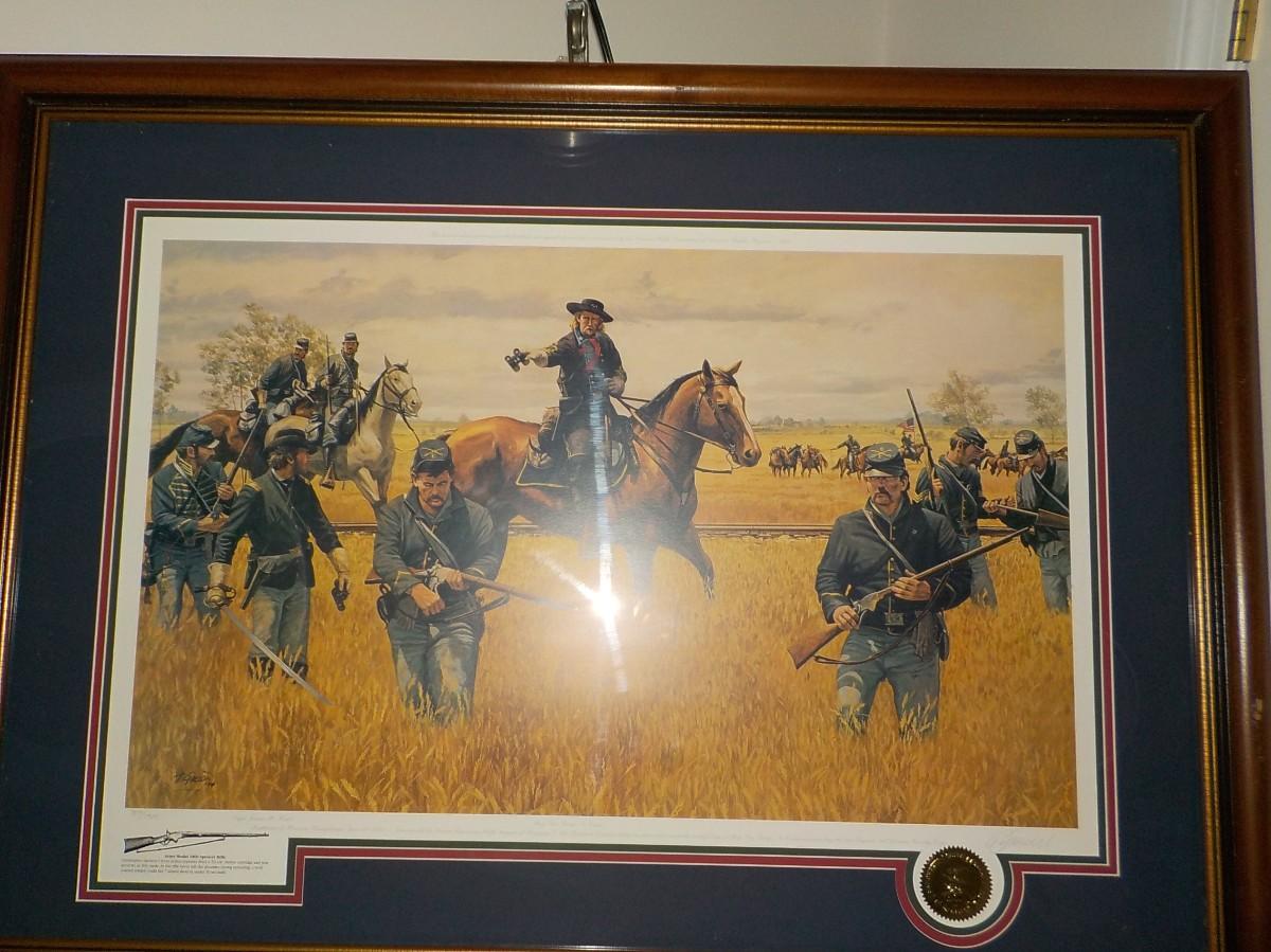 " "Custer at Hanover" by Dale Gallon. #519/ 1900, Firearms Series/ NRA ...