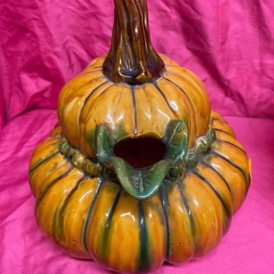 Pumpkin and gourd pitcher